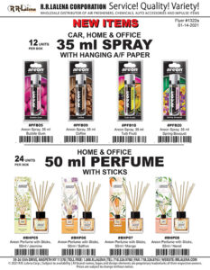 #1322A - Areon Spray & Sticks