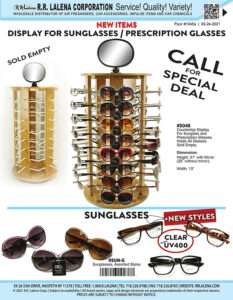 #1345a - Display for Sunglasses