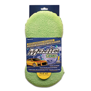#02410 - Microfiber Sponge with Scrubber.
