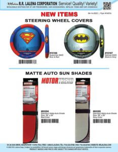 Steering Wheel Covers and Sunshades
