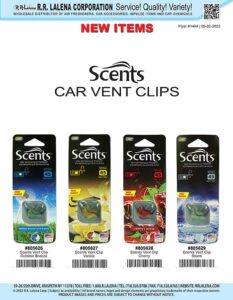 #1444 - Scents, Car Vent Clips Air Fresheners