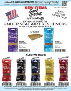 Super Organic Under Seat Air Fresheners