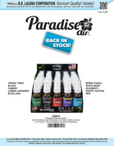 Paradise, Odor Eliminating 1 oz. Spray